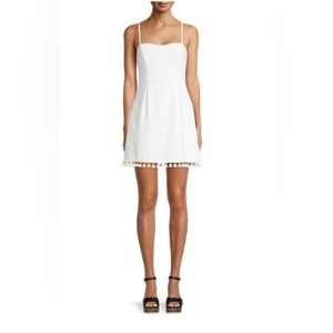 Whisper Pom-Pom Mini Dress, new with tags